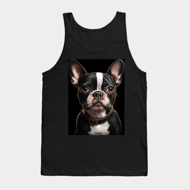 Cute Boston Terrier Lovers Dogs Boston Terrier Tank Top by fromherotozero